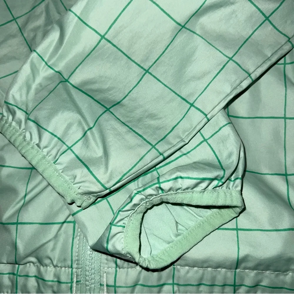 Columbia Lt Green Kids Pixel Grabber Reversible Jacket, size M 10/12